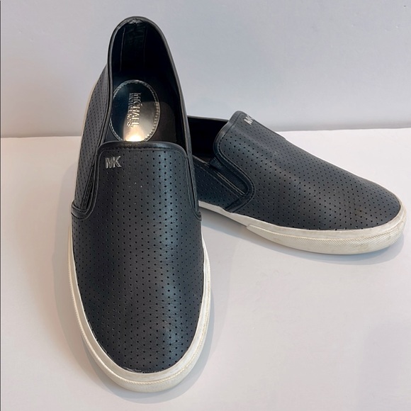 Michael Kors Black Slip On Sneakers Loafers‎ 9 - Picture 1 of 6